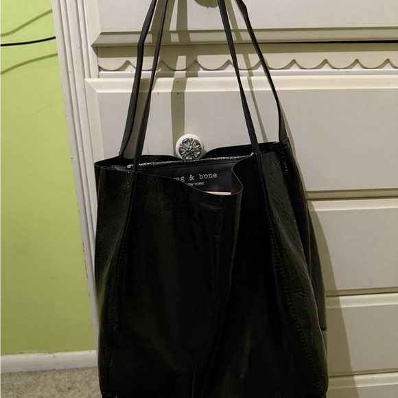 Rag & Bone Classic Black Tote - Picture 1 of 4